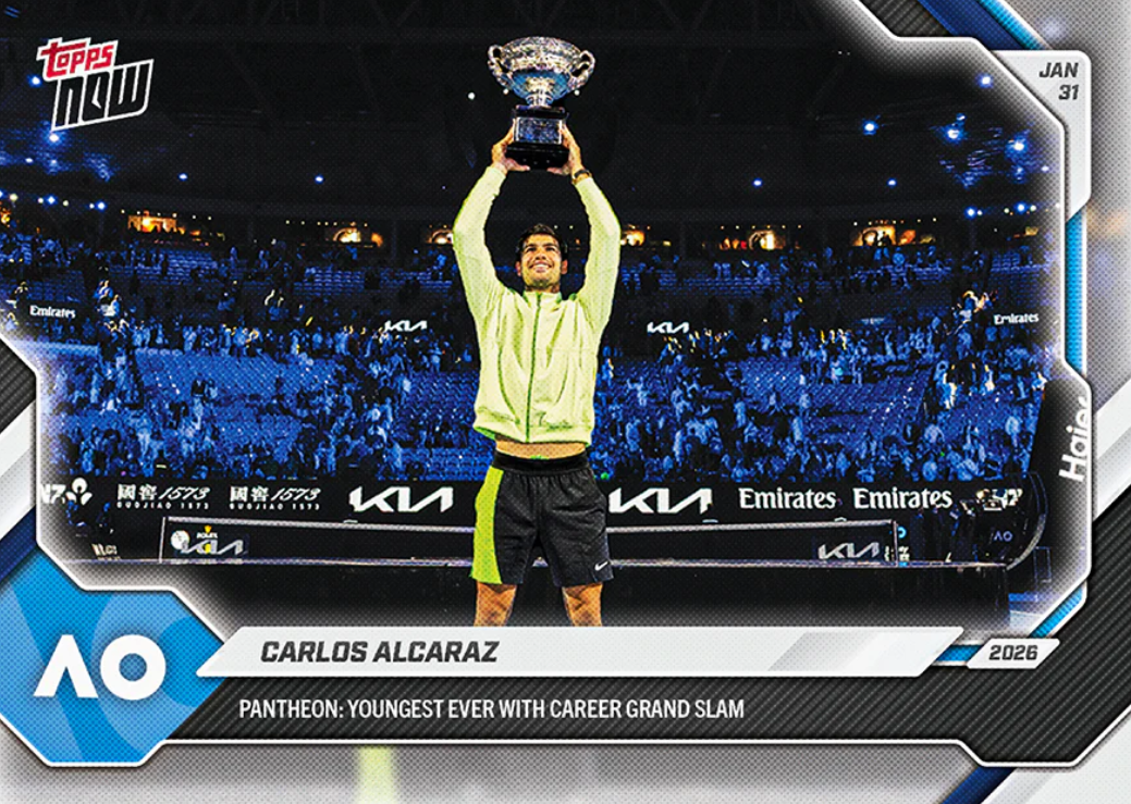 华体会 hth-阿尔卡拉斯夺冠上新！双新秀订购破5万张！